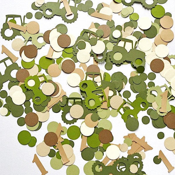 Tractor Confetti Tractor Birthday Party Decorations Tractor Decor Farm theme Birthday party