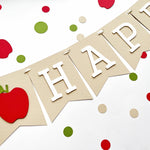 High quality paper apple party decoration banner