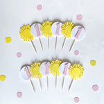 Girl Sunshine Cupcake Toppers