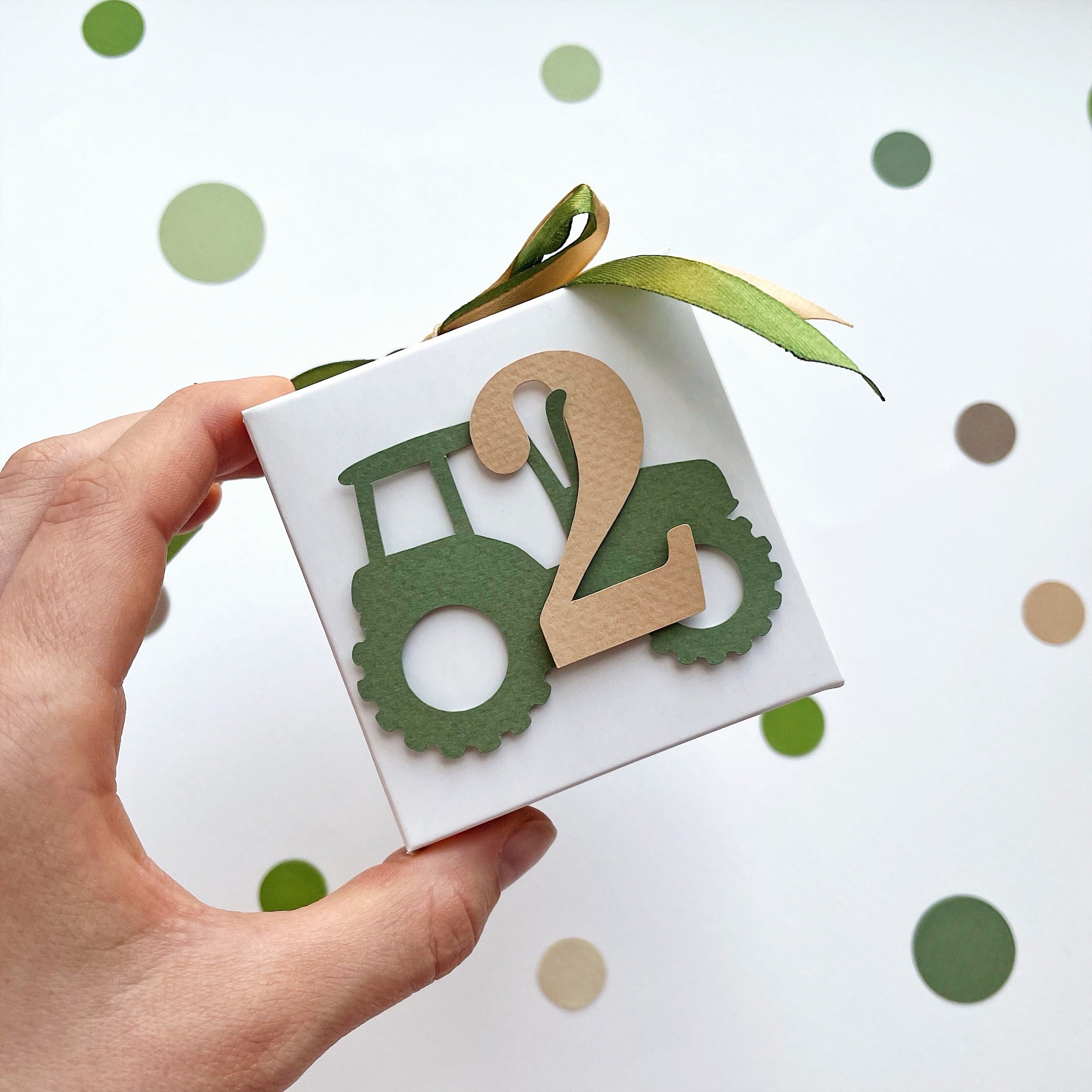 Tractor Favor Boxes Tractor Birthday Tractor Party Farm theme Birthday party