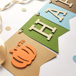 Fall Pumpkin 1st Birthday Banner - Autumn Party Decorations