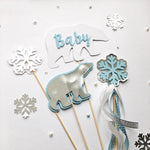 Polar Bear Baby Centerpieces - Winter Wonderland Decor