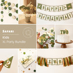 Two Wild Birthday Bundle, Safari Themed Party Supplies