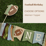 Football Highchair Banner - 1st Year Down Party Decorations