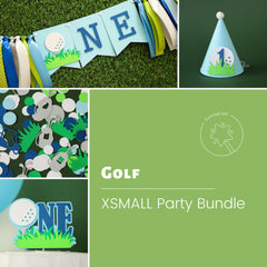 Golf 1st Birthday Party Bundle - Boy Hole in One Birthday Decorations