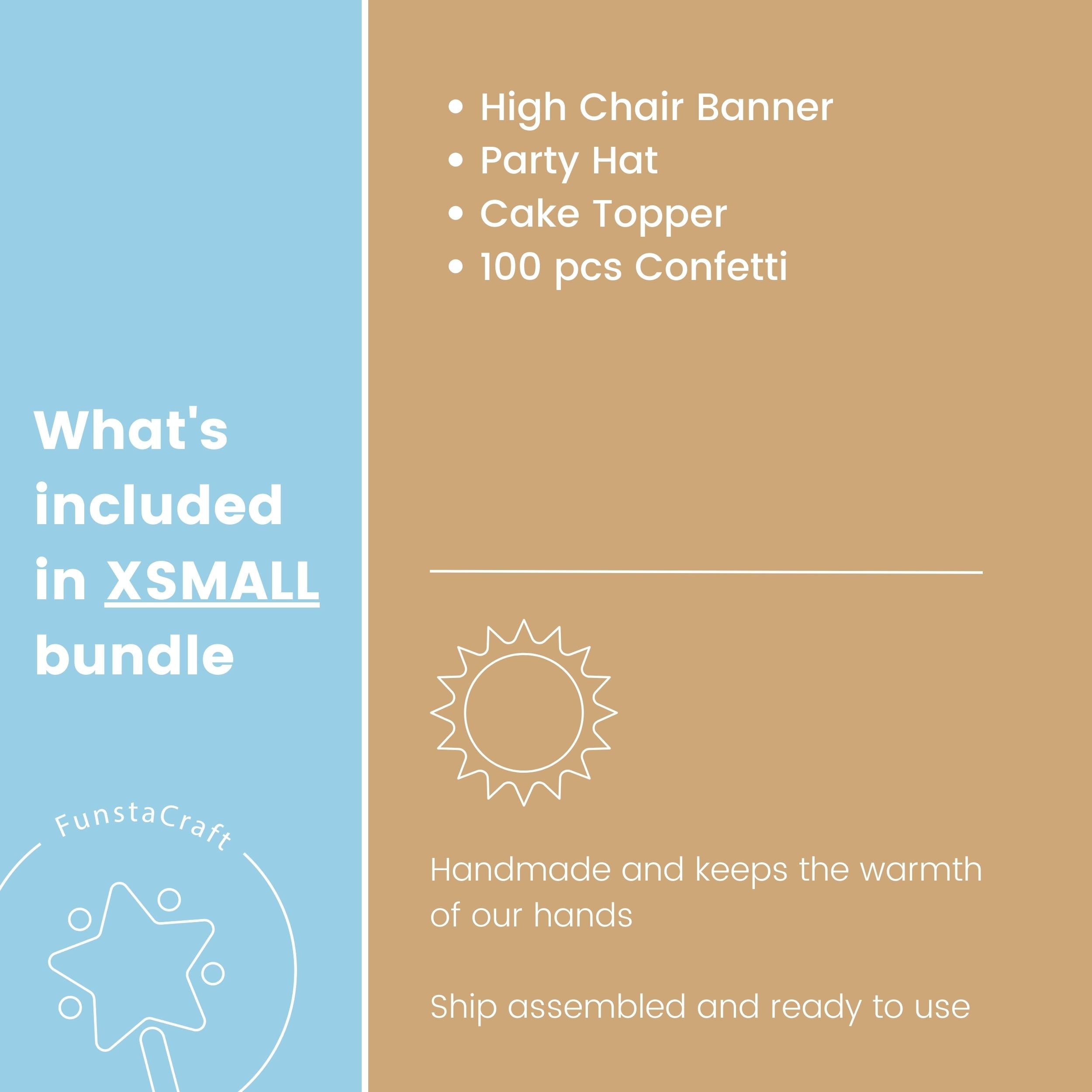 First Trip Around the Sun Birthday Decorations - Space Party Bundle