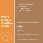 Little Pumpkin Boy 1st Birthday Decorations - Fall Party Supplies