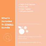 Little Cutie 1st Birthday Party Bundle - Orange Clementine First Birthday