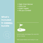 Golf 1st Birthday Party Bundle - Boy Hole in One Birthday Decorations