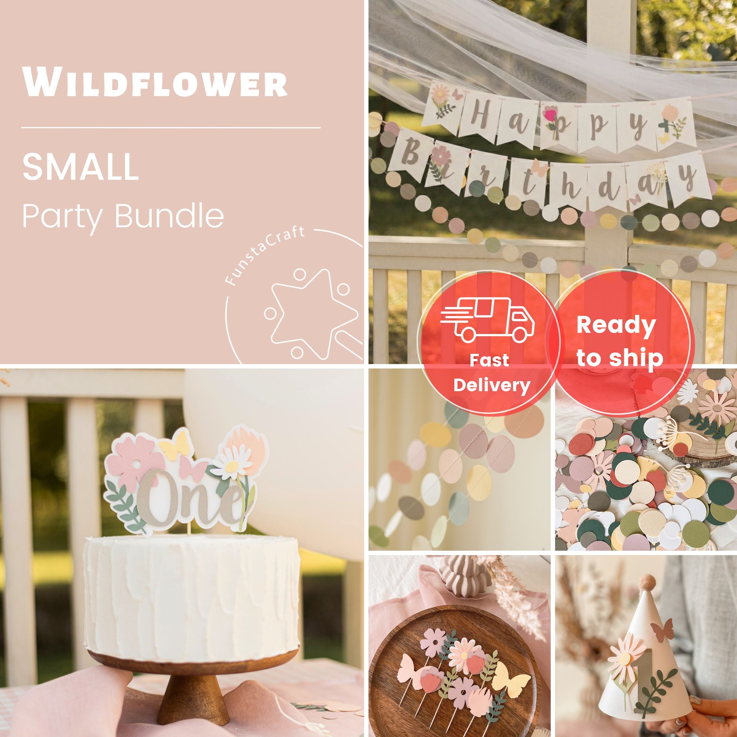 Wildflower 1st Birthday Bundle