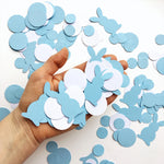 Bunny Confetti Easter Table Decorations Spring Boy Baby Shower