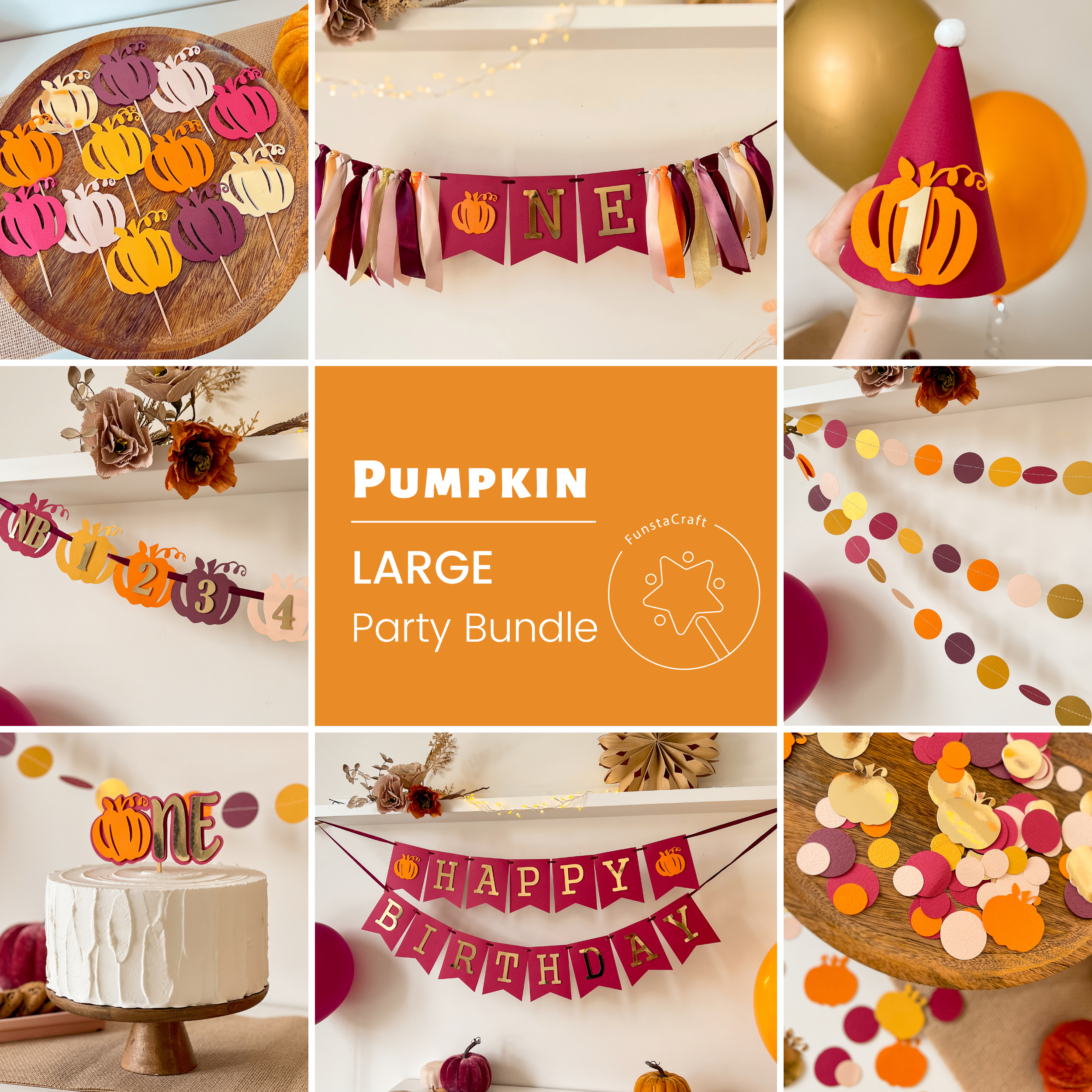 Little Pumpkin 1st Birthday Bundle Little Pumpkin Birthday Fall Birthday