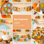 Boy Little Pumpkin 1st Birthday Bundle Fall First Birthday