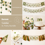 Two Wild Second Birthday Bundle Safari Birthday Decorations Boy 2nd Birthday