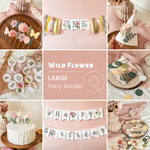 Wildflower Party Decorations 1st Birthday Bundle Wildflower Birthday Wildflower 1st Birthday Wild and Onederful Garden Party Floral Birthday Summer party