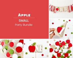Cute Apple Theme 1st Birthday Bundle - Your Baby's First Bday Bash!
