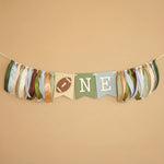 Football Highchair Banner - 1st Year Down Party Decorations