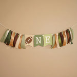 Football Highchair Banner - 1st Year Down Party Decorations