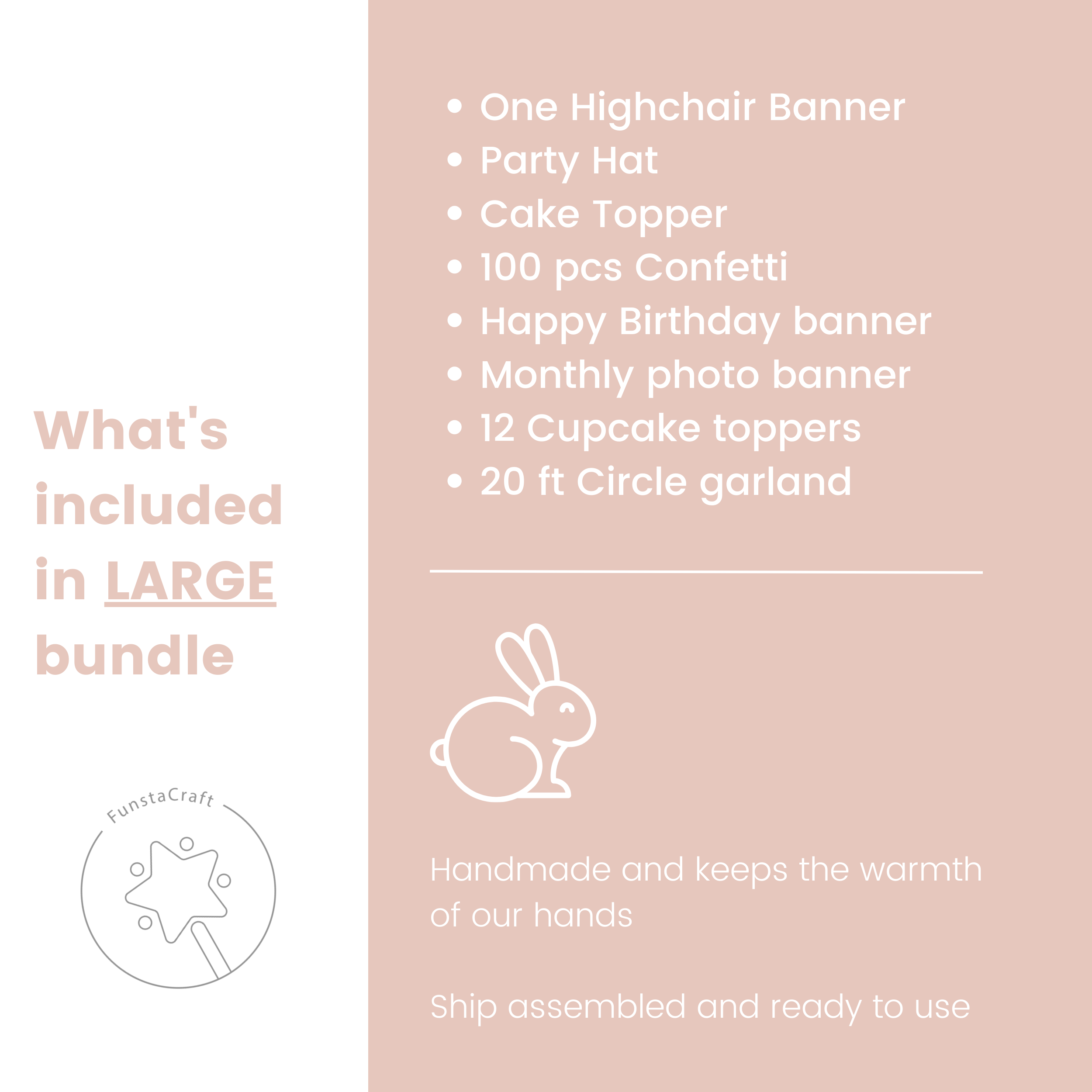 Some Bunny Is One Geburtstagsbanner – Glitzer Gold-Hase, 203 Cm, Für 1. Geburtstag & Oster-Deko