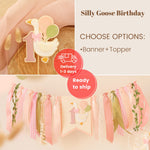 ONE Silly Goose Highchair Banner
