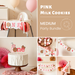 Milk Cookies 1st Birthday Party Girl Milk & Cookis Bundle