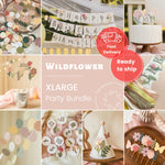Wildflower Party Decorations 1st Birthday Bundle Wildflower Birthday