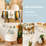 Lucky Duck First Birthday Party Bundle Milk One Lucky Duck Mallard Duck party Summer or Fall Birthday party