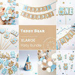 Teddy Bear 1st Birthday Decorations - Beary First Birthday Bundle