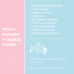 Two Let the Dogs Out, Cat and Dog Birthday Bundle, Kitten Puppy Banner