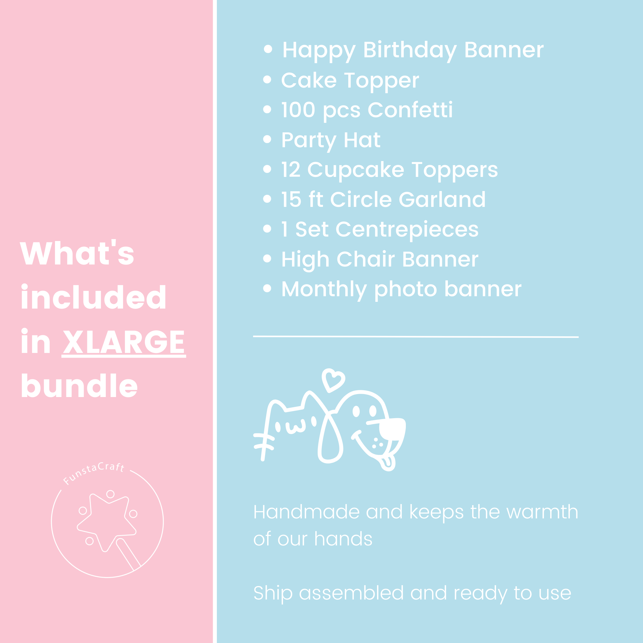 Two Let the Dogs Out, Cat and Dog Birthday Bundle, Kitten Puppy Banner