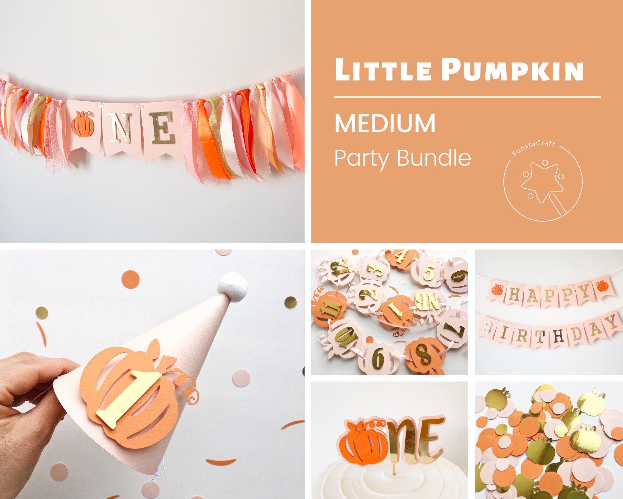 Little Pumpkin 1st Birthday Bundle