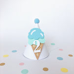 Ice Cream One Party Hat