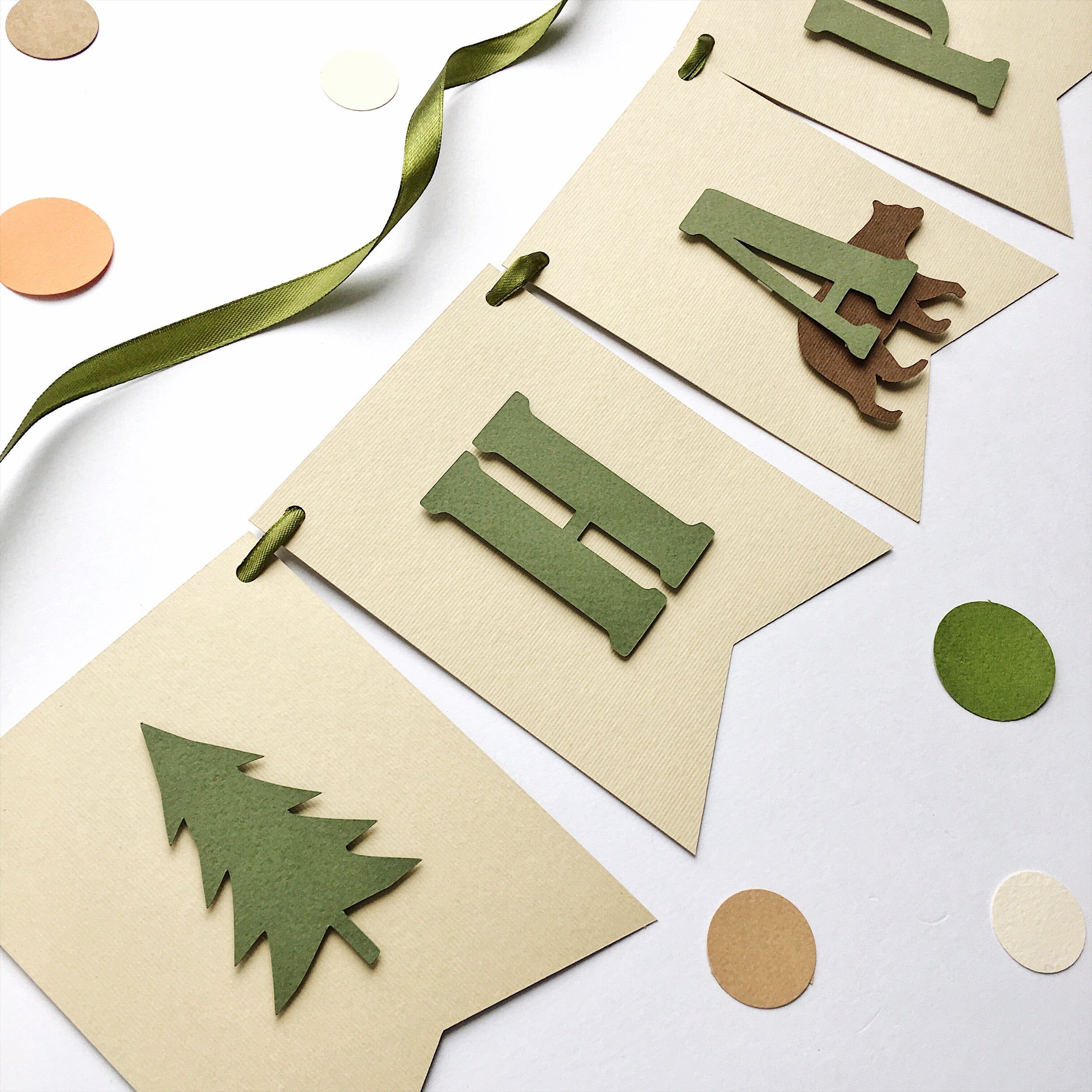 Woodland Animals 1st Birthday Banner - Forest Party Decorations - Wild One