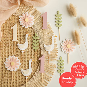 Silly Goose Cupcake Toppers-Ready To Ship