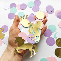 Unicorn Confetti Unicorn First Birthday Rainbow 1st Birthday