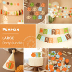 Little Pumpkin Boy 1st Birthday Decorations - Fall Party Supplies