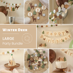 Deer Winter Onederland 1st Birthday Bundle Christmas Birthday party 