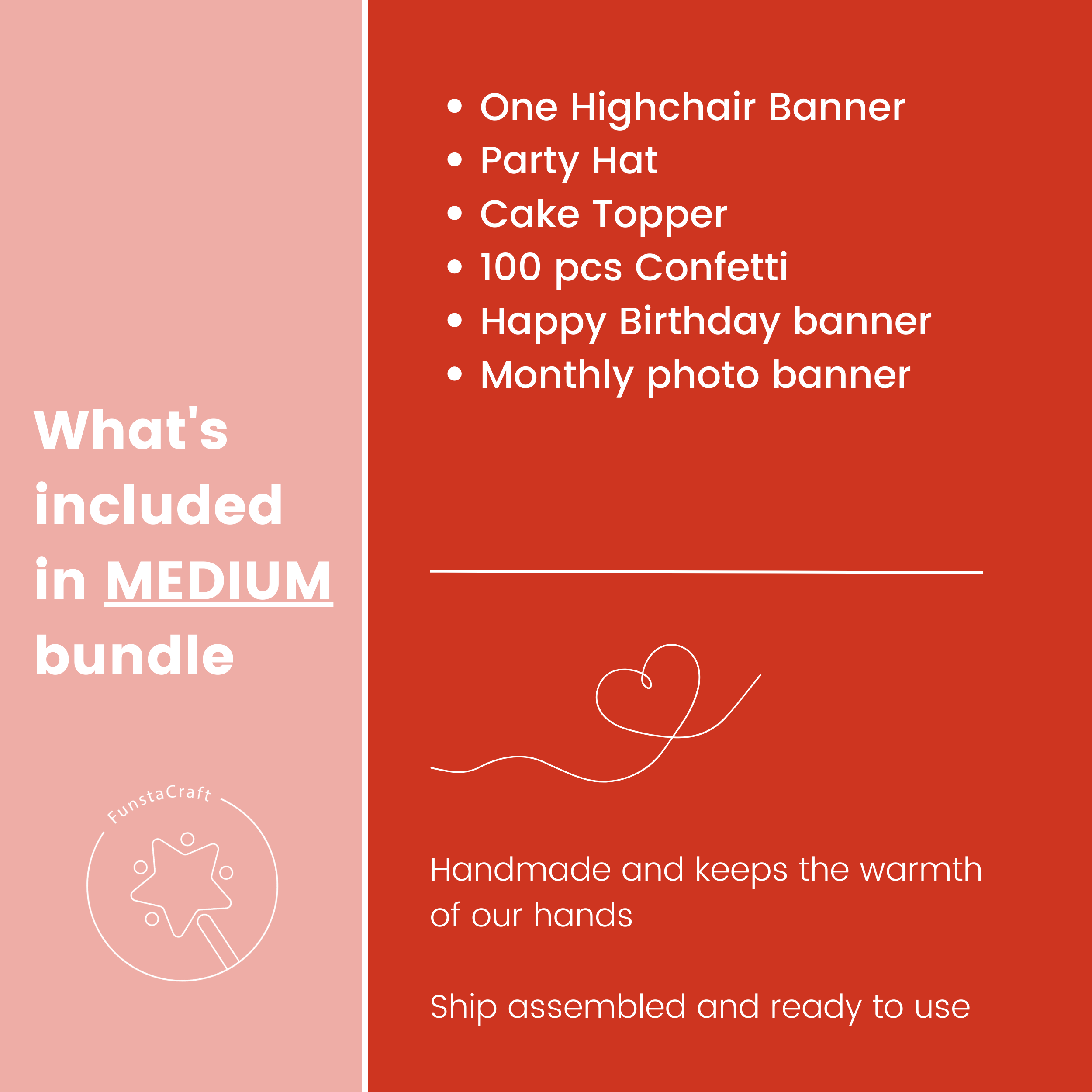 Wat's included in Large bundle