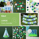 Golf 1st Birthday Party Bundle - Boy Hole in One Birthday Decorations