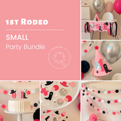 My First Rodeo Birthday Party Bundle Disco Cowgirl Birthday 