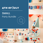 4th of July Birthday Party Bundle Independence Day Birthday Our Little Firecracker 