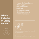 Deer Winter Onederland 1st Birthday Bundle Christmas Birthday party 