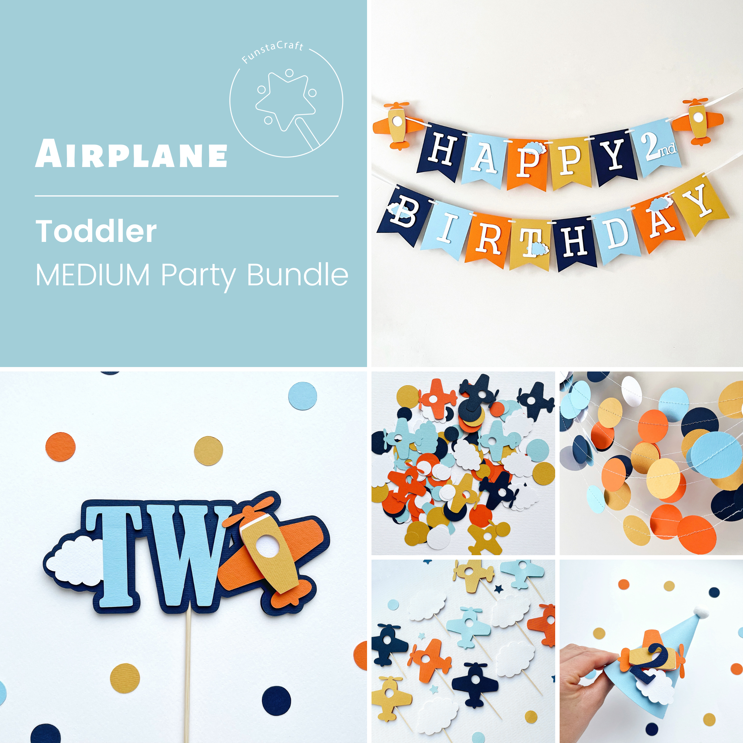 Airplane Birthday Party Bundle Aviation Party Pilot Birthday party