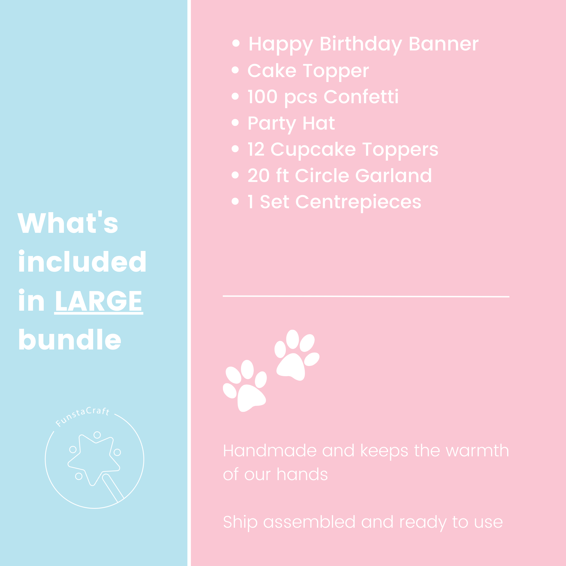 Two Let the Dogs Out, Cat and Dog Birthday Bundle, Kitten Puppy Banner