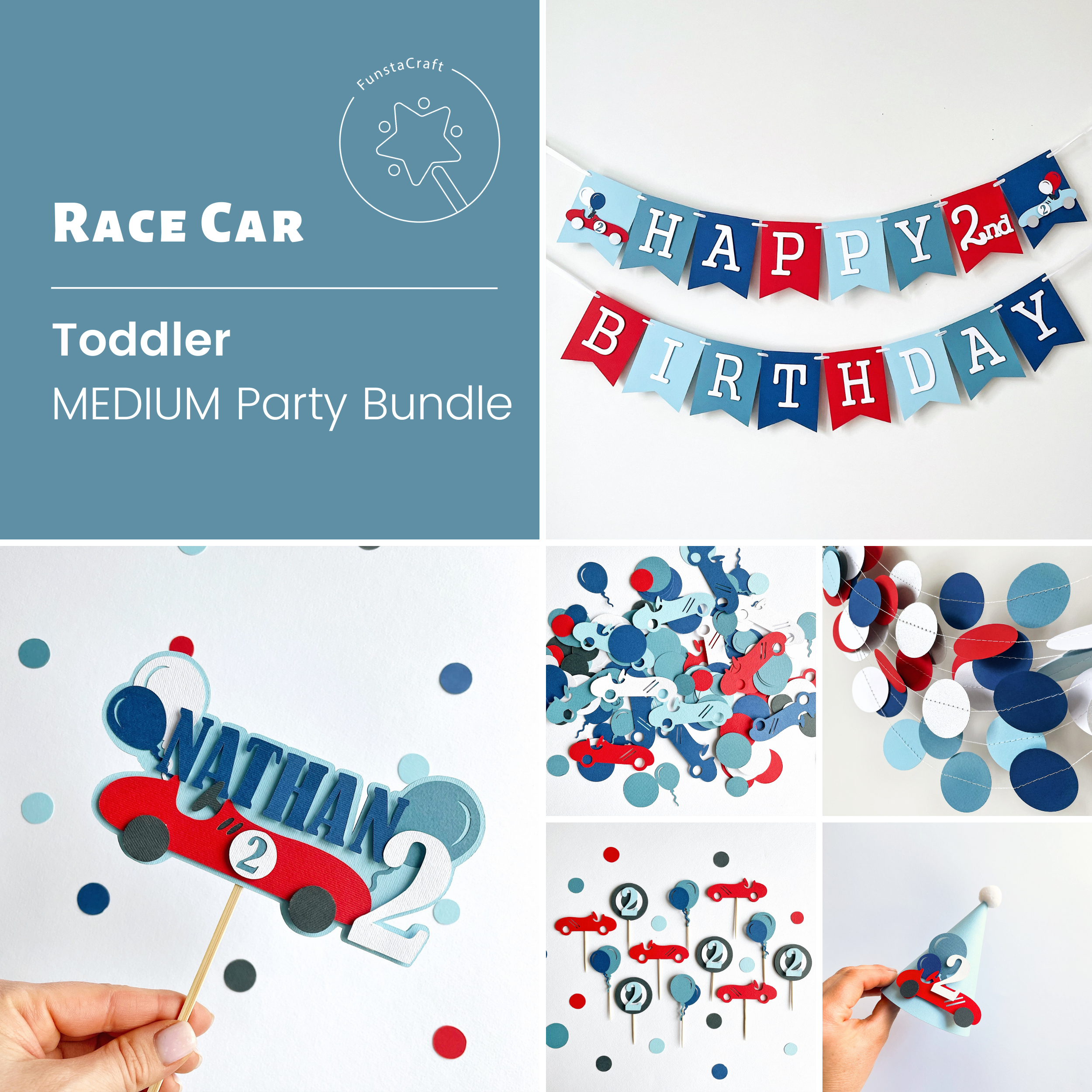 Race Car Birthday Bundle