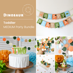 Dino 2nd Birthday Party Bundle Dino Birthday T Rex themed party