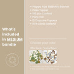 Two Wild Kids Birthday Bundle, Safari Themed Party Supplies