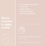 Baby Girl 1st Birthday Decor Party Bundle