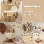 Deer Winter Onederland 1st Birthday Bundle Christmas Birthday party 