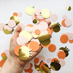 Pumpkin Confetti - Fall Baby Shower, Thanksgiving Table Decor